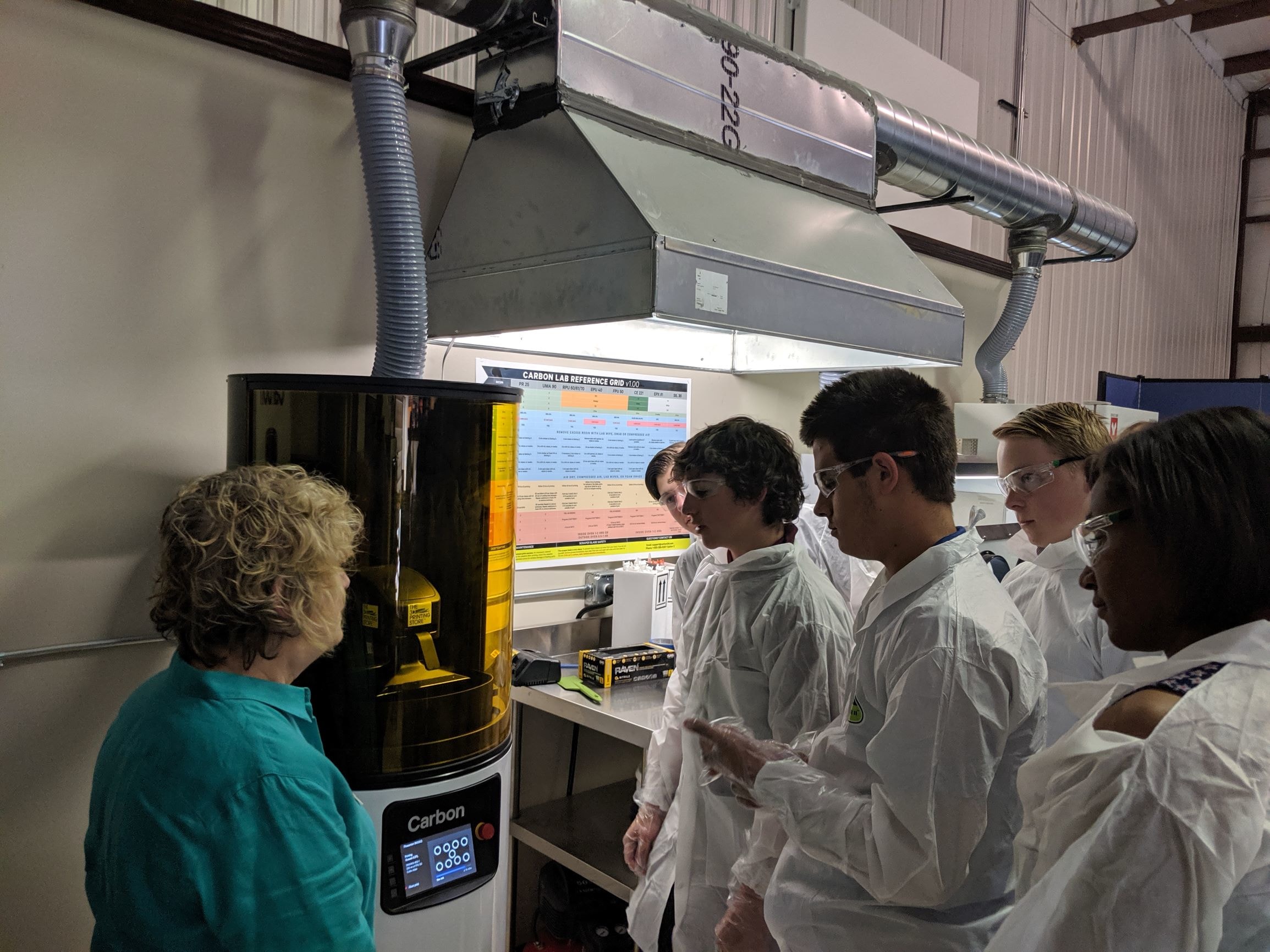 CSBR Aerospace Interns Visit The 3D Printing Store