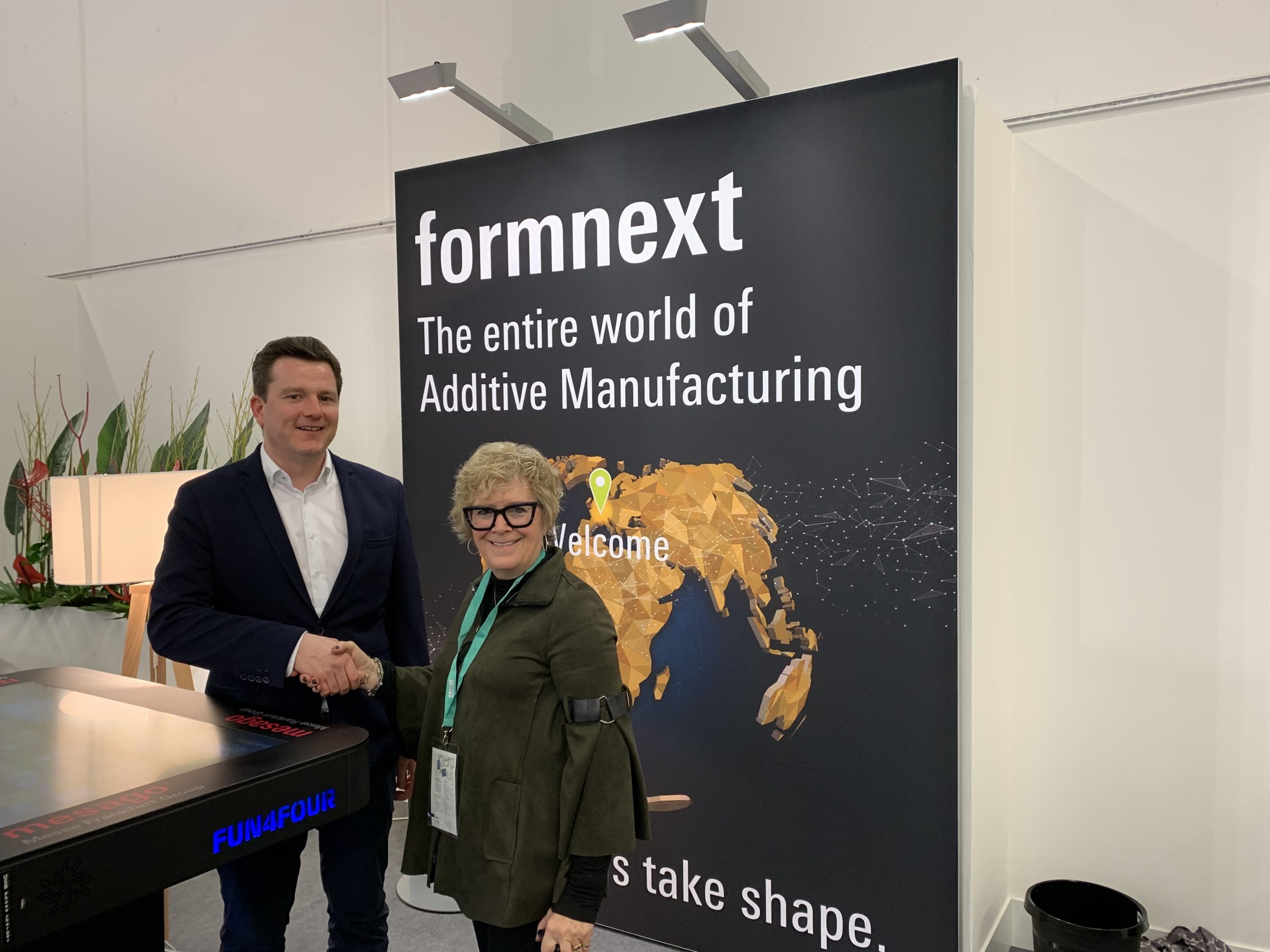 Debra Wilcox & Valentin Storz at Formnext